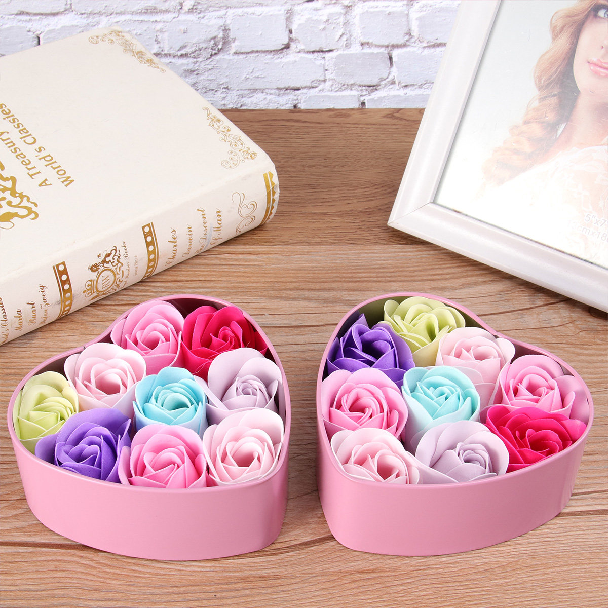 Jabón de Rosas en Caja de Meta - Luxury Skincare Gift Set For Her reseña y precio