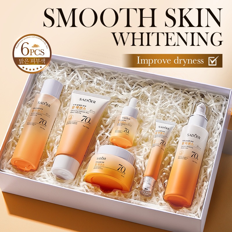 70% arroz hidratante antiarrug - Luxury Skincare Kit reseña y precio