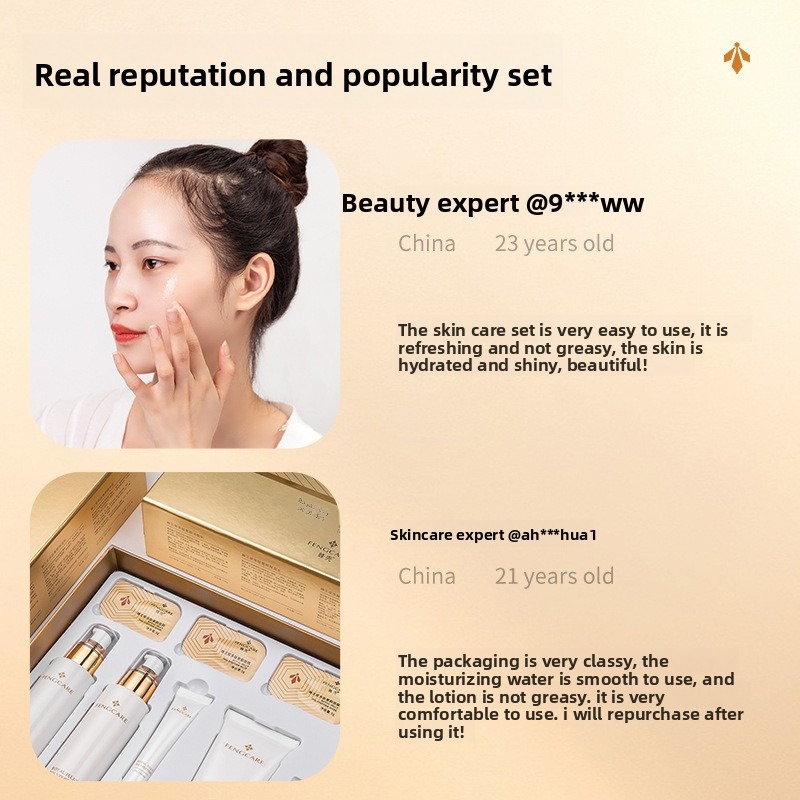 Royal Jelly-Juego hidratante y - Luxury Skincare Kit reseña y precio